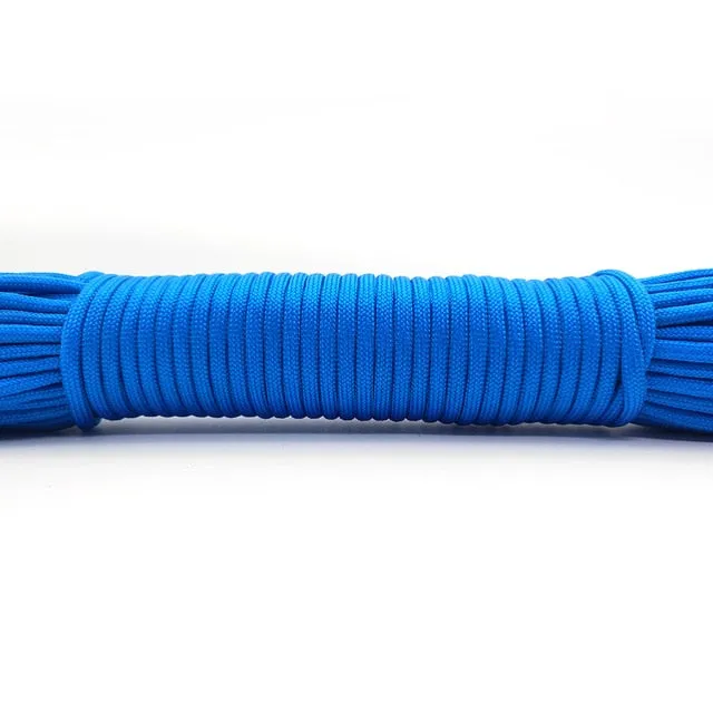 31 Meters Dia.4mm 9 stand Cores Paracord for Survival Parachute Cord Lanyard Camping Climbing Camping Rope Hiking Clothesline