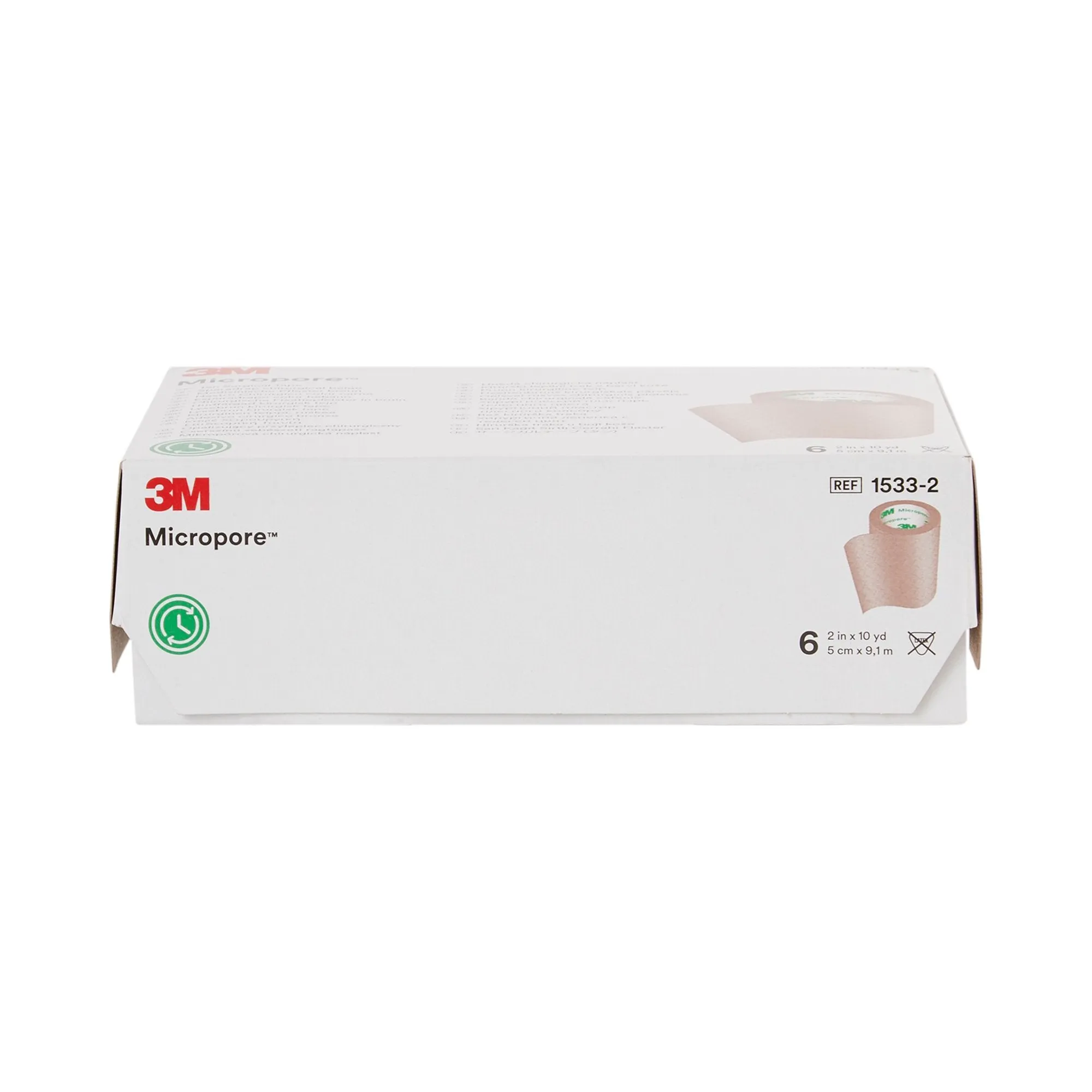 3M™ Micropore™ Paper Medical Tape, 2 Inch x 10 Yard, Tan