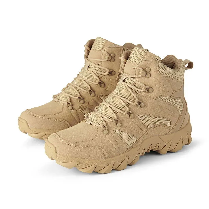 Army Men's Training Boots Outdoor Camping Mountaineering Shoes Desert Combat Men Military Tactical Boots Four Seasons Universal