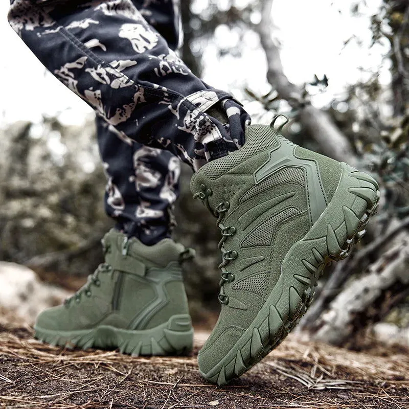 Army Men's Training Boots Outdoor Camping Mountaineering Shoes Desert Combat Men Military Tactical Boots Four Seasons Universal