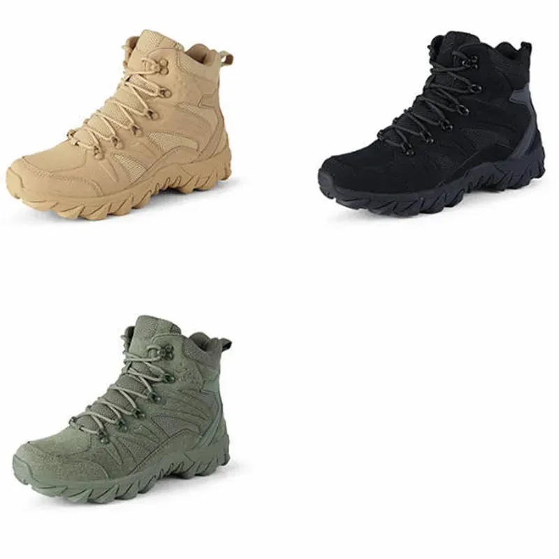 Army Men's Training Boots Outdoor Camping Mountaineering Shoes Desert Combat Men Military Tactical Boots Four Seasons Universal