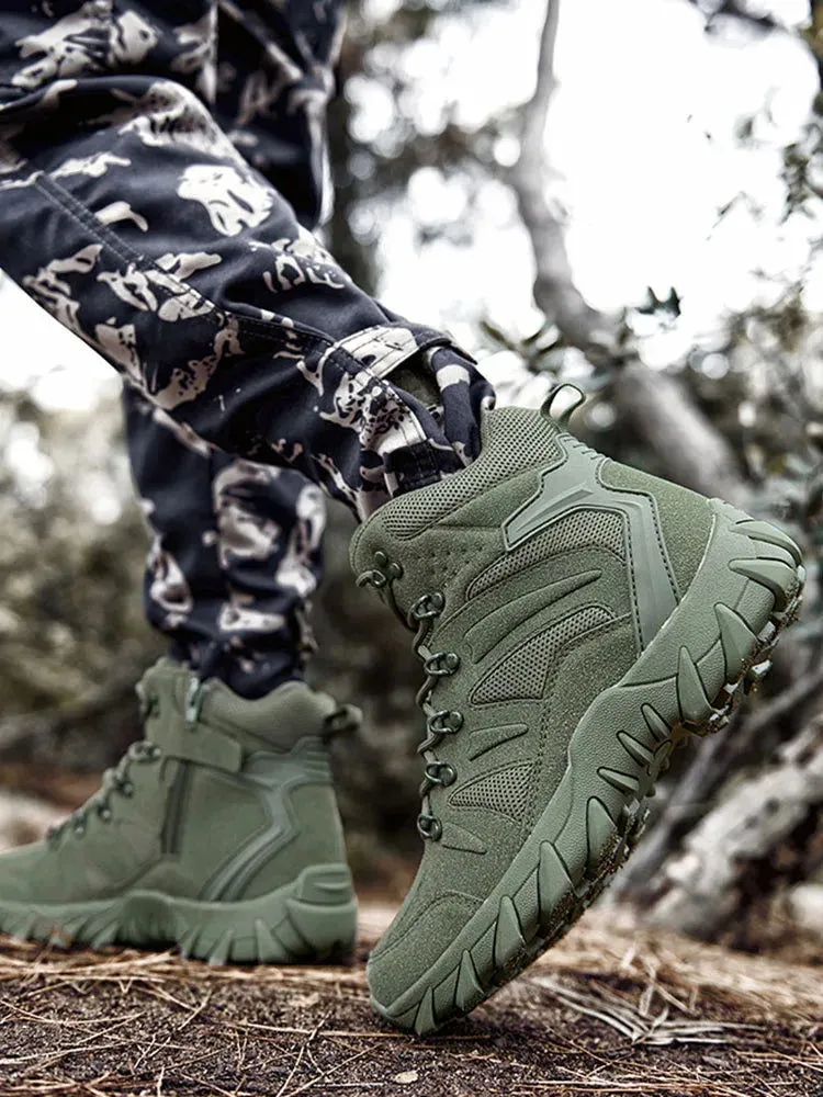 Army Men's Training Boots Outdoor Camping Mountaineering Shoes Desert Combat Men Military Tactical Boots Four Seasons Universal