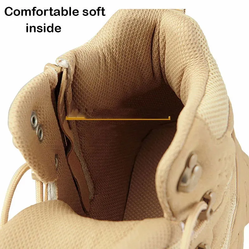 Army Men's Training Boots Outdoor Camping Mountaineering Shoes Desert Combat Men Military Tactical Boots Four Seasons Universal