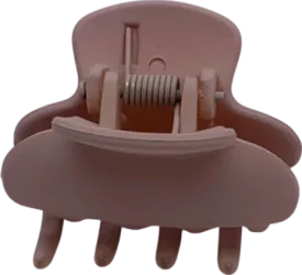 Beige Hair Claw Clip One Size
