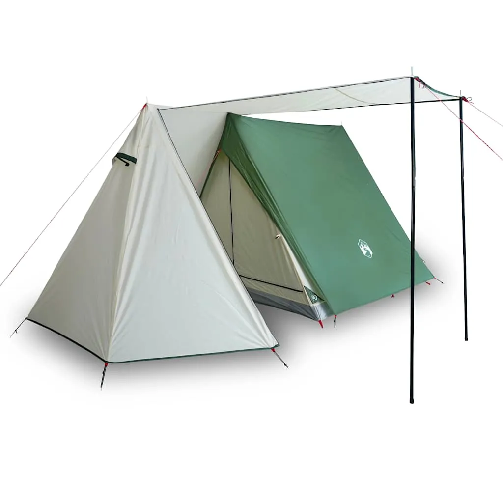 Camping Tent 3-Person Green Waterproof