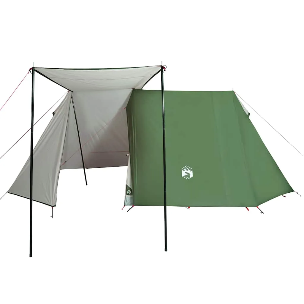 Camping Tent 3-Person Green Waterproof