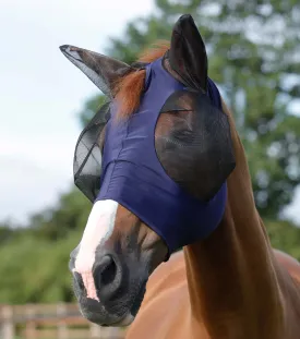 Comfort Tech Lycra Fly Mask Navy