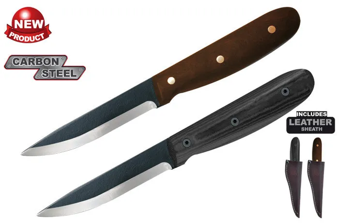 Condor Sapien Knife w/ Leather Sheath - Micarta Handle