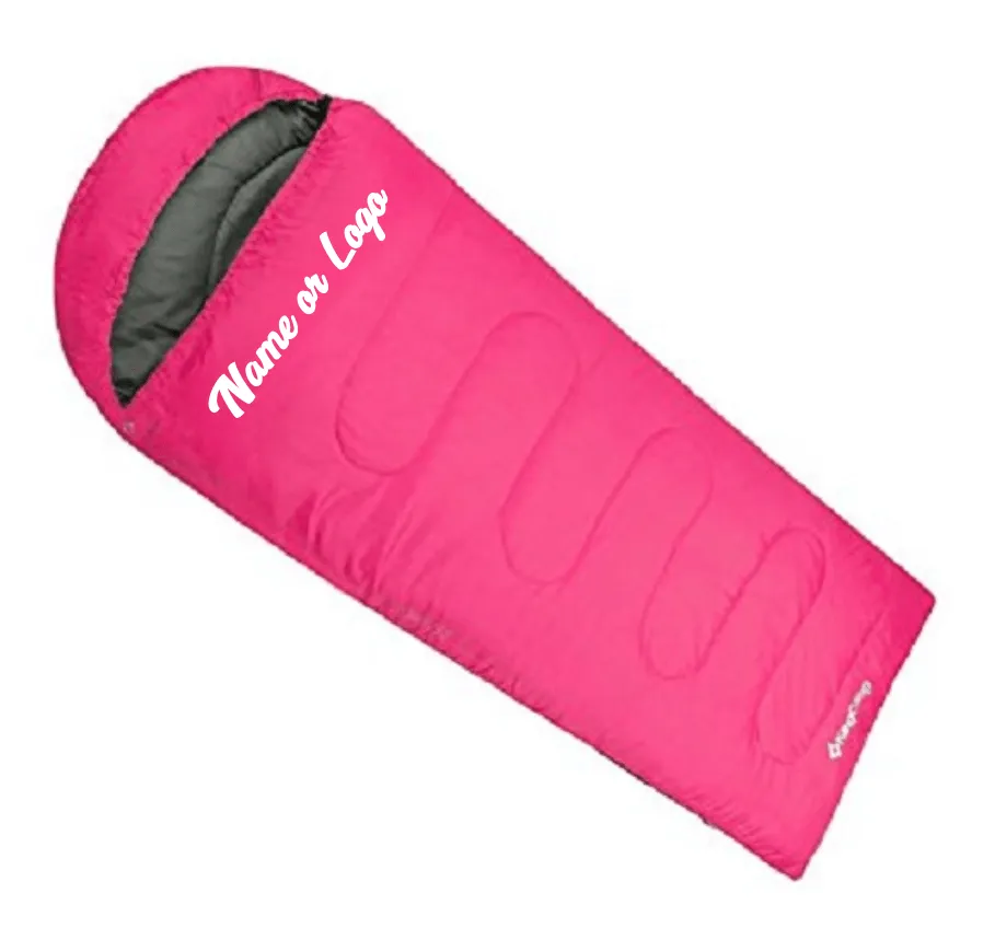 Custom Designed Sleeping Bag With Your Personalized Name