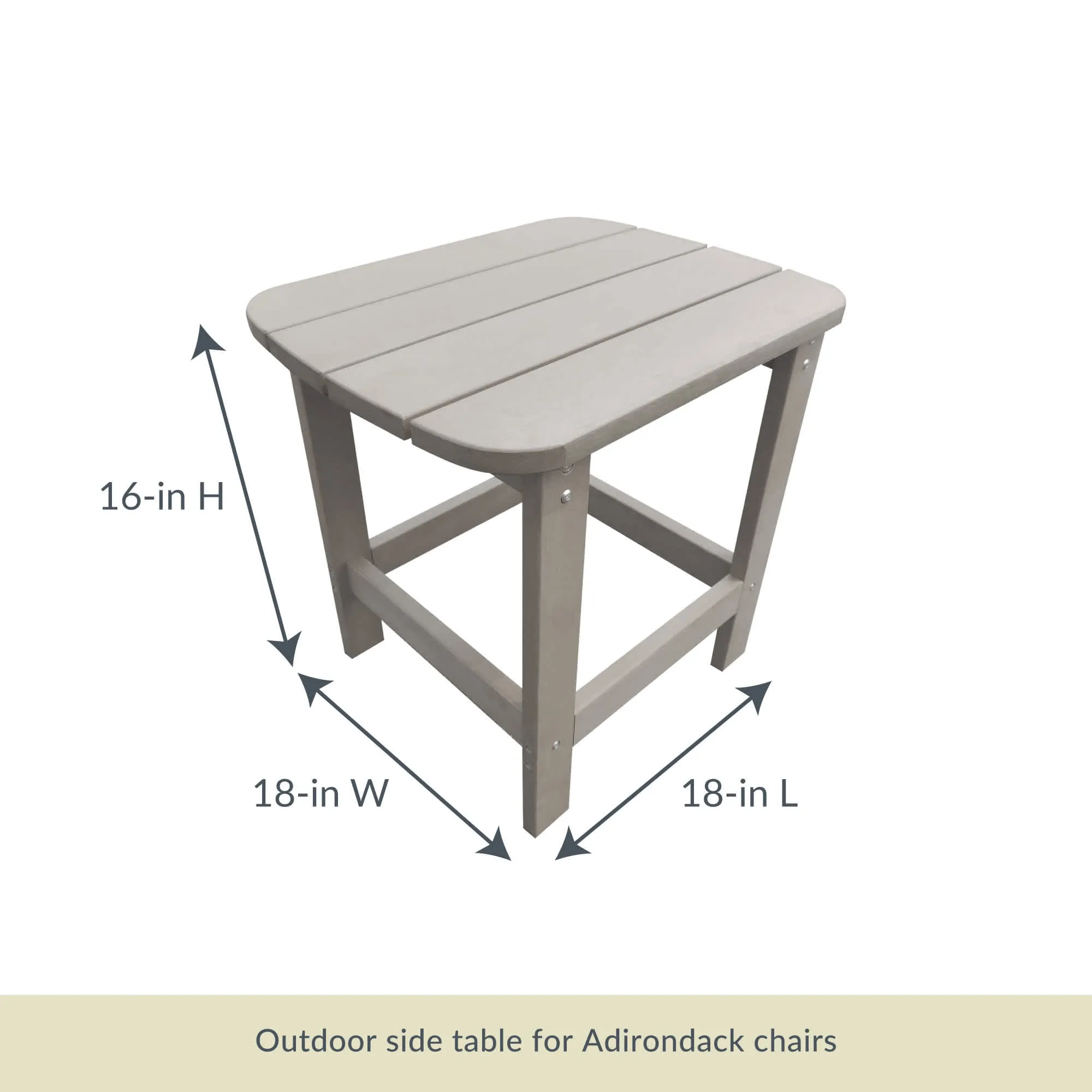 Ez-Care Tek-Wood™ Adirondack Side Table