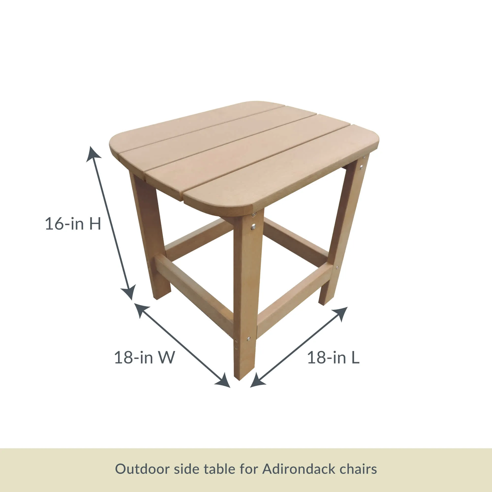 Ez-Care Tek-Wood™ Adirondack Side Table