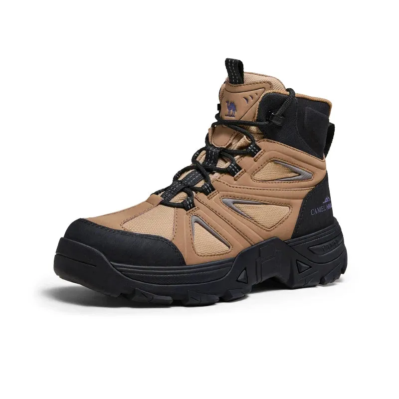 GOLDEN CMAEL Hiking Shoes Men's Winter Boots Wear-resistant Non-slip Thick-soled Anti-collision Mountaineering Shoes Desert Boot