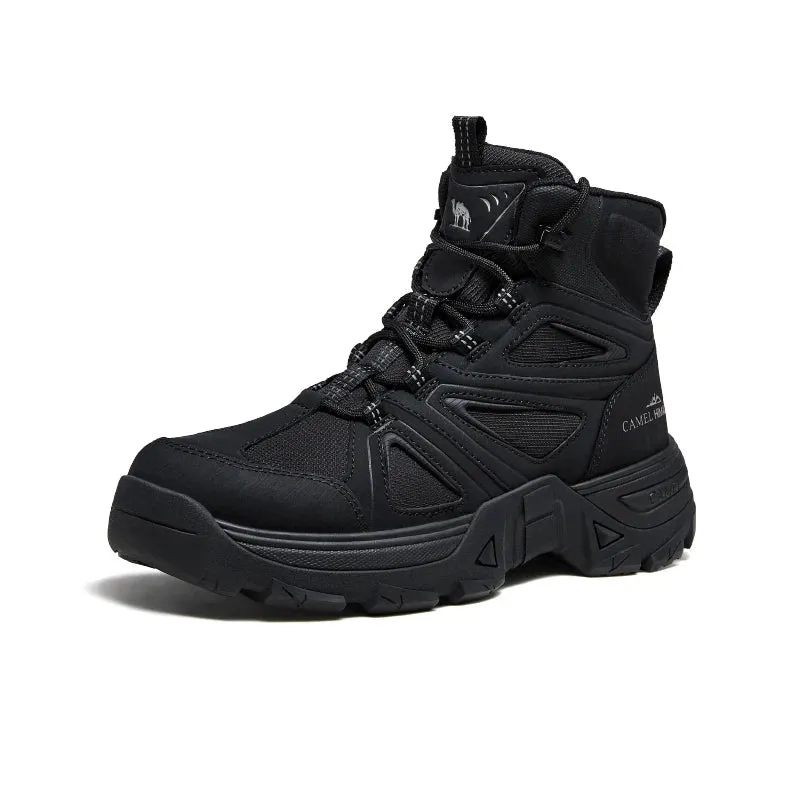 GOLDEN CMAEL Hiking Shoes Men's Winter Boots Wear-resistant Non-slip Thick-soled Anti-collision Mountaineering Shoes Desert Boot