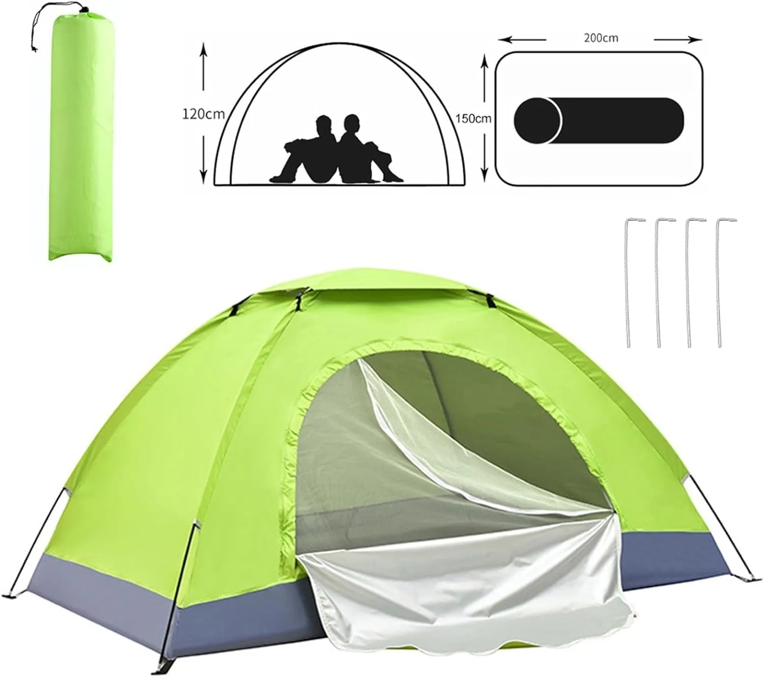 High Grade Manual Outdoor Tent | Couples Camping Tent