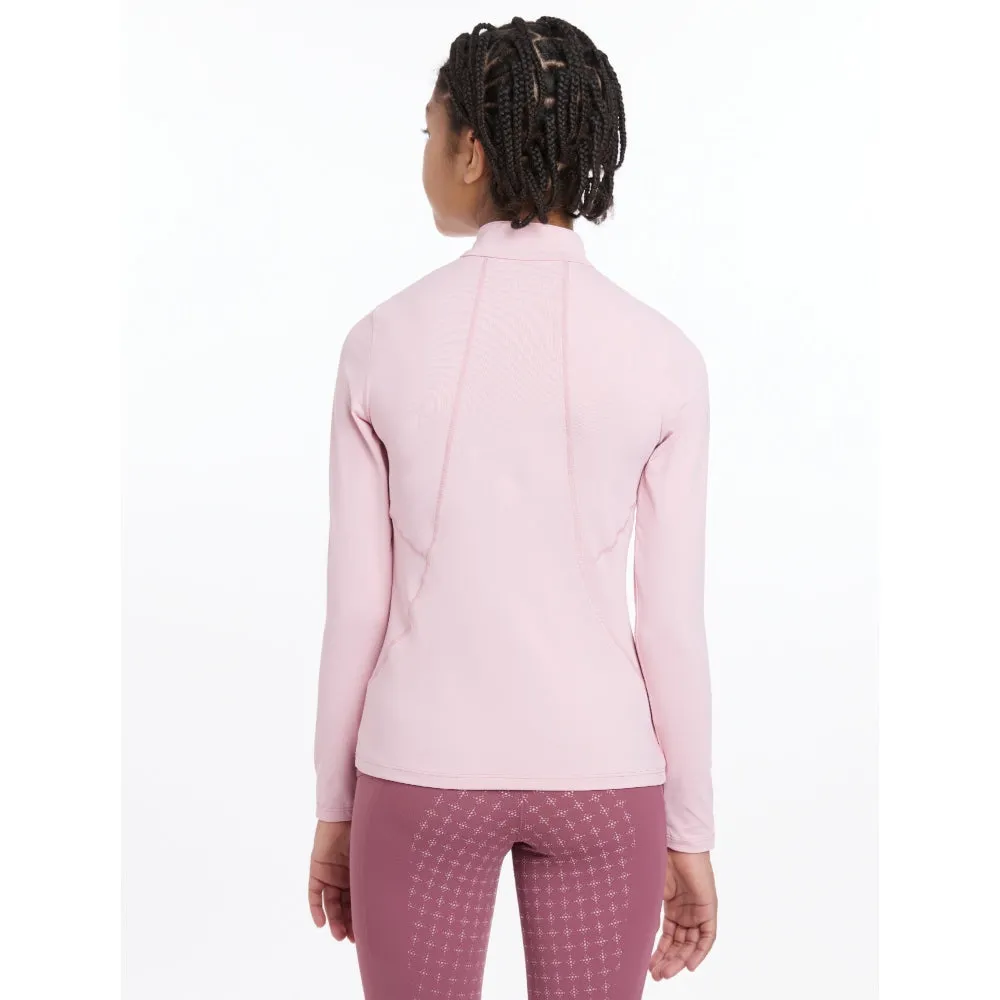 IT06058 LeMieux Young Rider Base Layer Long Sleeve Shirt - Blossom