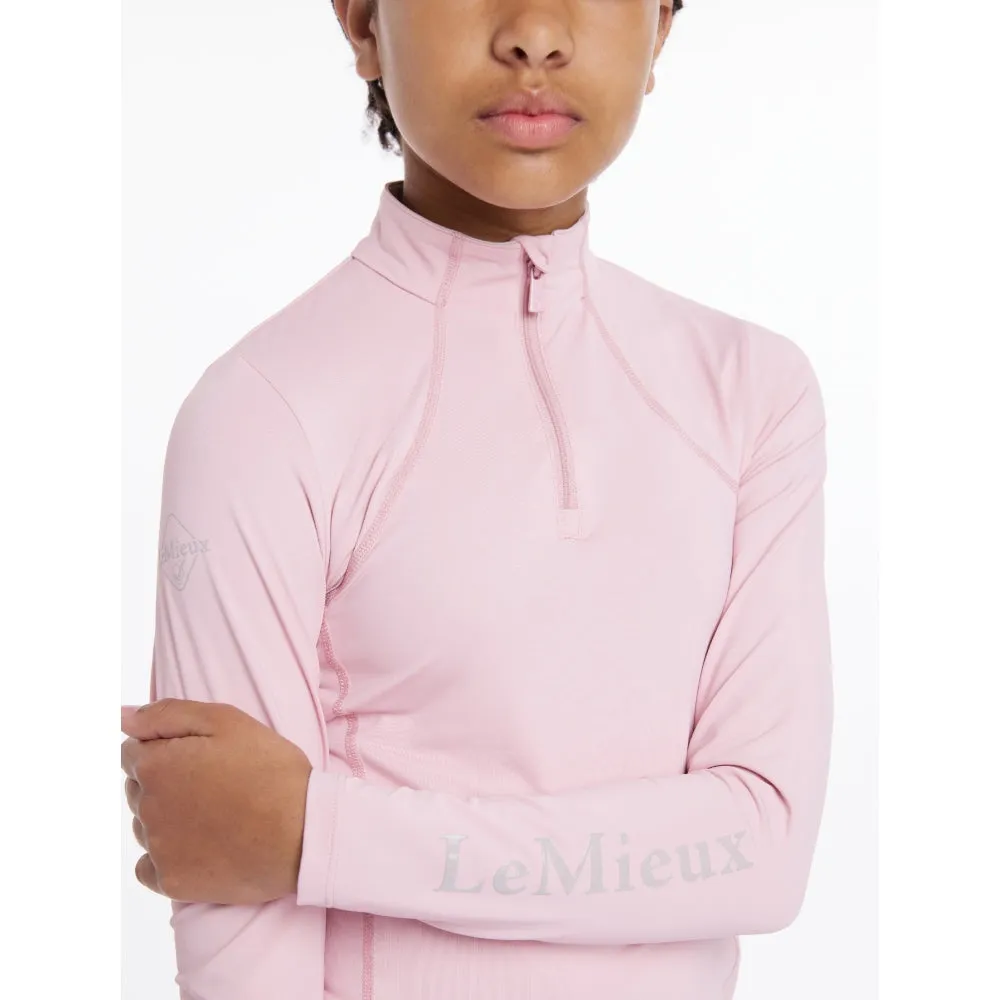 IT06058 LeMieux Young Rider Base Layer Long Sleeve Shirt - Blossom