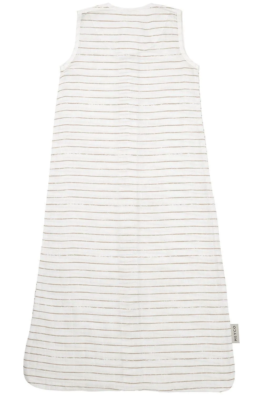 Meyco Sleeping Bag Muslin Stripe - Sand - 110CM