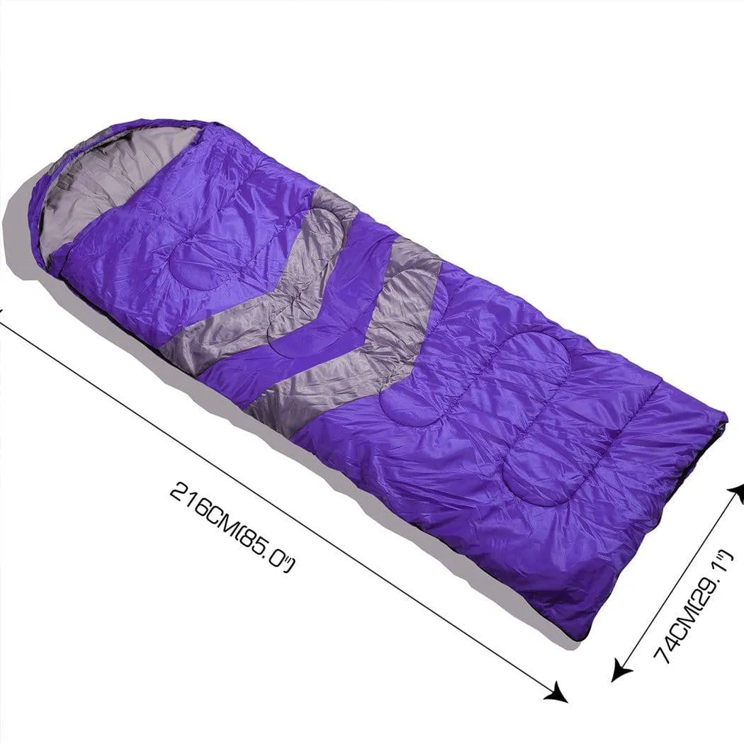 Sleeping Bag Single Outdoor Camping Hiking Thermal -10 deg-Mountview