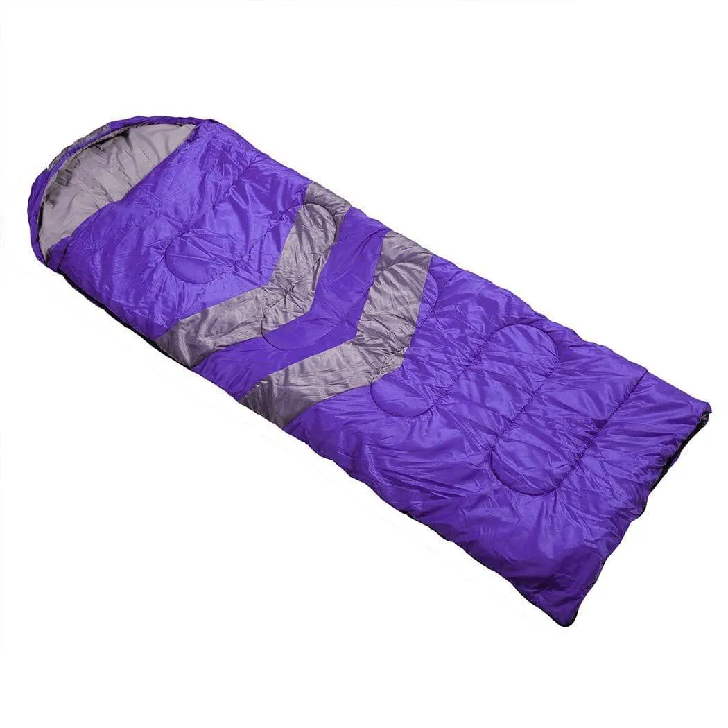 Sleeping Bag Single Outdoor Camping Hiking Thermal -10 deg-Mountview