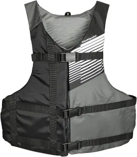Stohlquist FIT Oversized Adult Life Jacket, US Coast Guard Approved Type III Life Vest, PFD for Men and Women, Easily Adjustable, Lightweight and High Buoyancy - Plus Size (48-60" Chest)