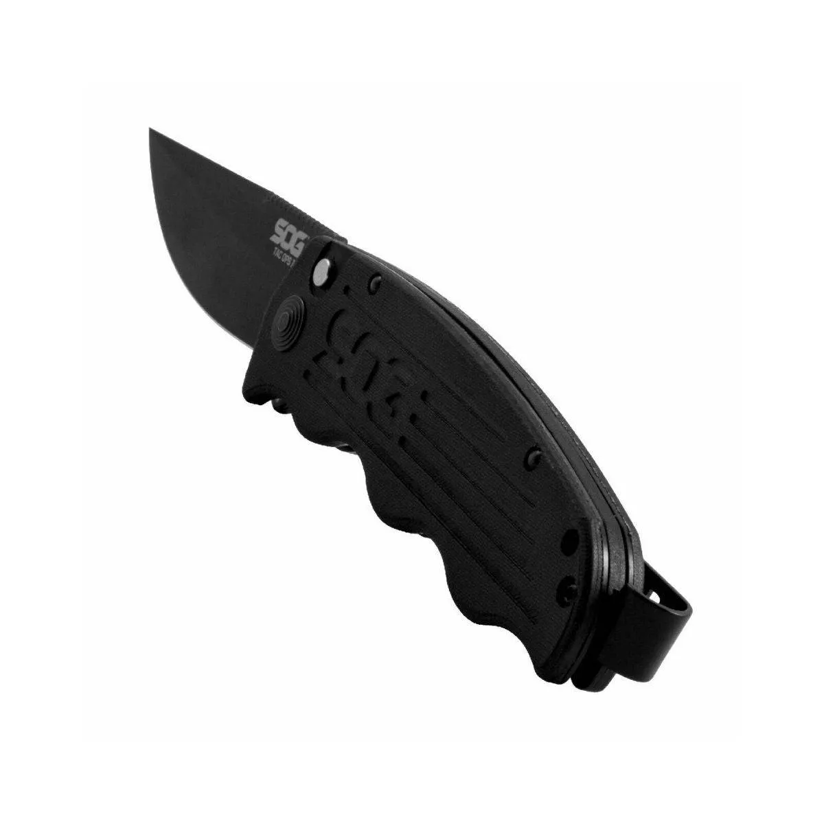 TAC-OPS Auto 3.5" Black TiNi S35VN Blade, Canvas Micarta Handles- TO1011-BX