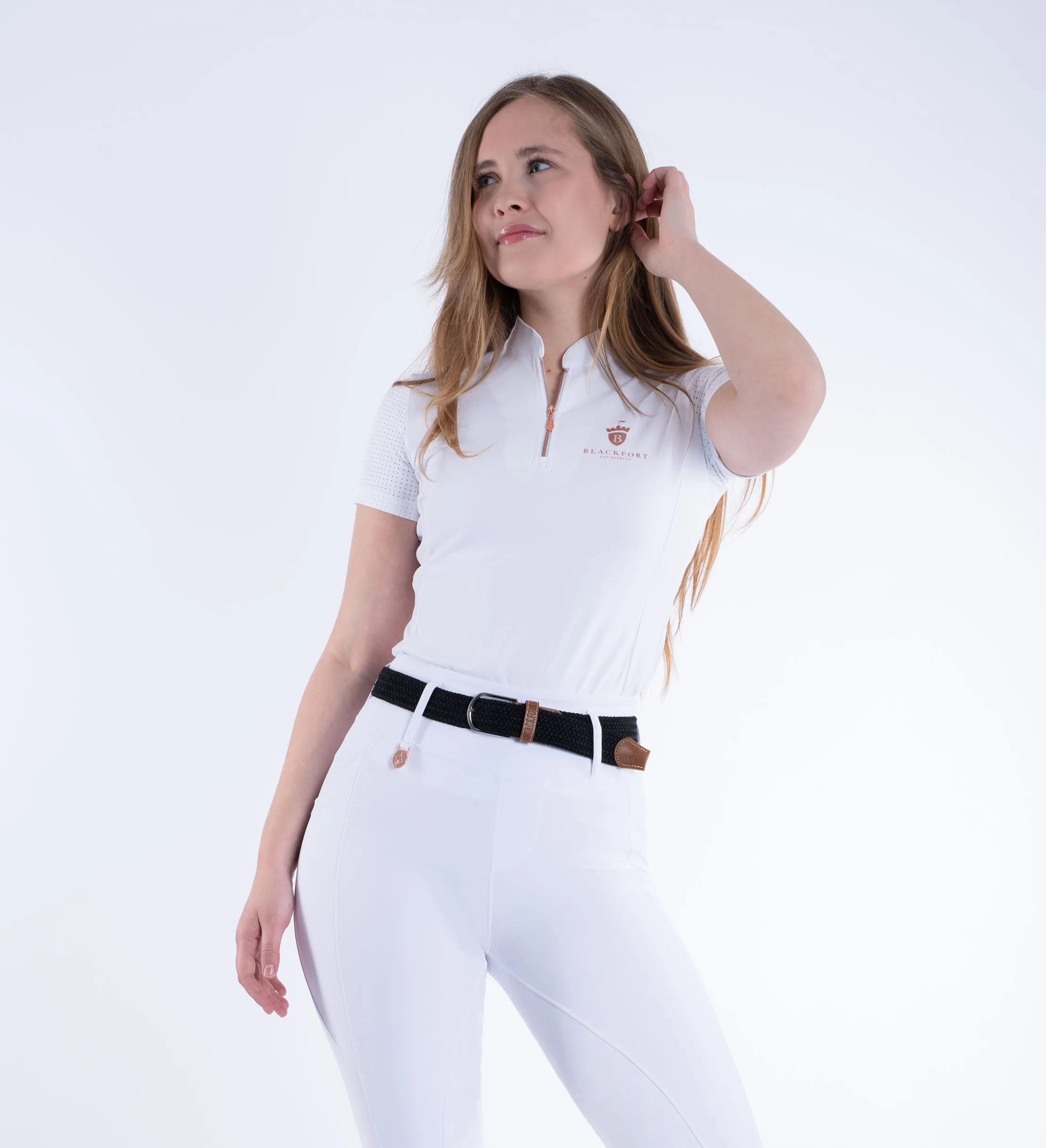 White & Rose Gold Show Shirt SS24